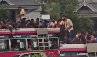 ബസിന് മുകളിലെ യാത്ര; നടപടിയെടുത്ത് മോട്ടോര്‍ വാഹന വകുപ്പ്