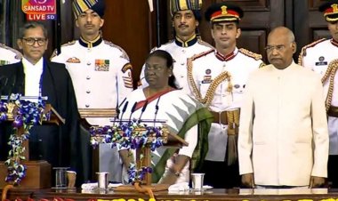 ഇന്ത്യന്‍ രാഷ്ട്രപതിയായി ദ്രൗപതി മുര്‍മു സ്ഥാനമേറ്റു