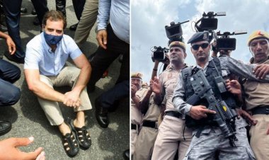 ഇവിടെ സമാധാനമായി പ്രതിഷേധിക്കാൻ കഴിയില്ല; ഇത് സ്വേച്ഛാധിപത്യമാണ്: രാഹുൽഗാന്ധി