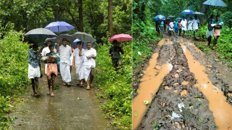 സ്വന്തം കുഞ്ഞിന്റെ മൃതദേഹവുമായി രണ്ട് കിലോമീറ്റര്‍ നടന്ന് പിതാവ്