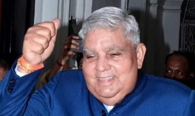 ഭാരതത്തിന്റെ 14ാമത് ഉപരാഷ്ട്രപതി ജഗ്ദീപ് ധൻകര്‍
