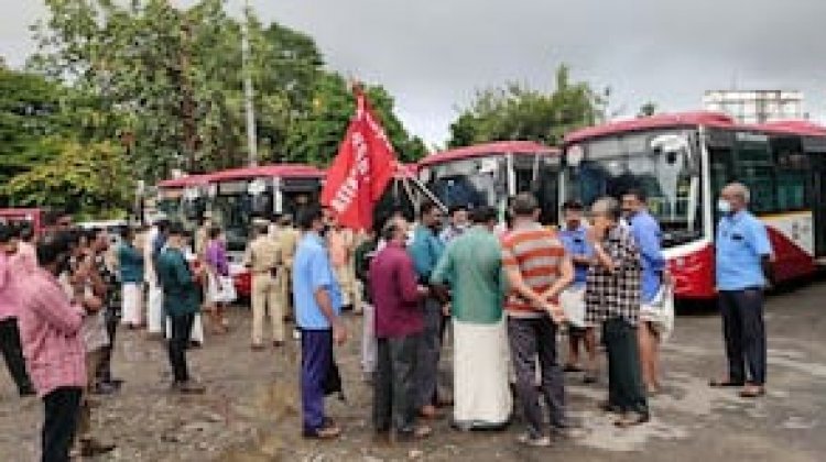 ആദ്യം ശമ്പളം പിന്നെ പരിഷ്കരണം; കെഎസ്ആര്‍ടിസി സിറ്റി സർക്കുലർ ഇലക്ട്രിക് ബസ് സർവീസിനെതിരെ സിഐടിയു