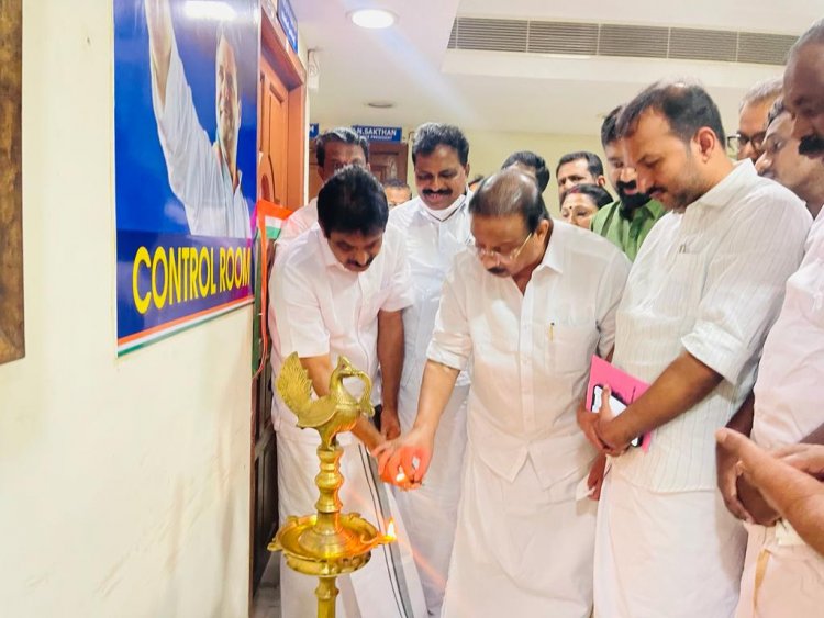 ഭാരത് ജോഡോ യാത്ര; കെപിസിസി ആസ്ഥാനത്ത് കണ്‍ട്രോള്‍ റൂം തുറന്നു