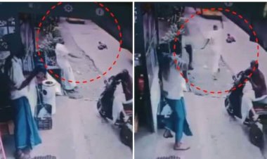 എൽകെജി വിദ്യാർത്ഥിനി   സ്കൂൾ ബസിൽ നിന്ന് തെറിച്ചു വീണു
