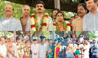 മുസ്‌ലിം ലീഗും നാട്ടുകാരും ബന്ധുക്കളായി; 19 കാരിക്ക് ക്ഷേത്രത്തിൽവെച്ച് കല്യാണം കെങ്കേമം!