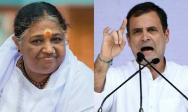മാതാ അമൃതാനന്ദമയിയുമായി കൂടിക്കാഴ്ച നടത്തി രാഹുല്‍ ഗാന്ധി