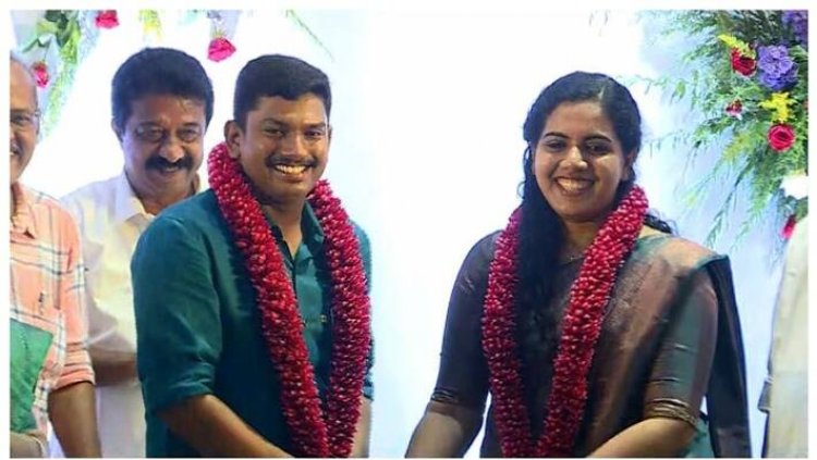മേയർ ആര്യാ രാജേന്ദ്രനും എംഎൽഎ സച്ചിൻ ദേവും വിവാഹിതരായി