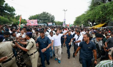 മൂന്ന് സംസ്ഥാനങ്ങൾ പിന്നിട്ട് ഭാരത് ജോഡോ യാത്ര ആന്ധ്രപ്രദേശിൽ