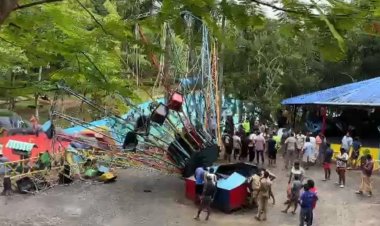 തിരുവനന്തപുരത്ത് അമ്യൂസ്മെന്റ് പാർക്കിൽ റൈഡ് തകർന്നുവീണ് അപകടം: നിരവധി  പേർക്ക് ഗുരുതര പരിക്ക്