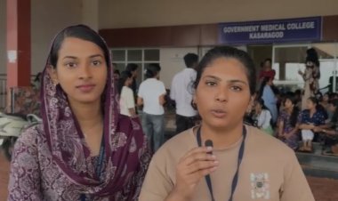 മെഡിക്കൽ കോളേജിൽ വിദ്യാർഥിനികൾക്ക് ദുരിതം; കണ്ണീരണിഞ്ഞ് കൈകൂപ്പി ഭാവിയിലെ മാലാഖമാർ