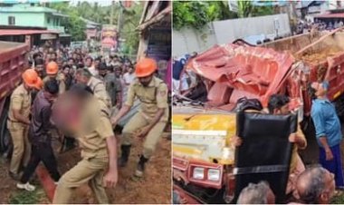 നിയന്ത്രണം വിട്ട ടിപ്പർ ബസ് സ്റ്റോപ്പിലേക്ക് ഇടിച്ചുകയറി അപകടം; മൂന്ന് പേർക്ക് ദാരുണാന്ത്യം; മരിച്ചവരിൽ പത്താം ക്ലാസ് വിദ്യാർത്ഥിയും