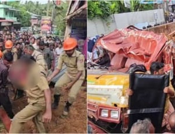 നിയന്ത്രണം വിട്ട ടിപ്പർ ബസ് സ്റ്റോപ്പിലേക്ക് ഇടിച്ചുകയറി അപകടം; മൂന്ന് പേർക്ക് ദാരുണാന്ത്യം; മരിച്ചവരിൽ പത്താം ക്ലാസ് വിദ്യാർത്ഥിയും