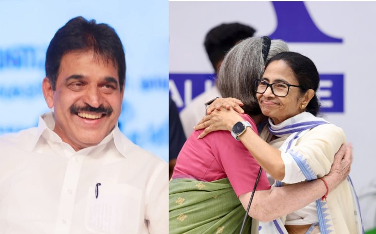 കോൺഗ്രസിൽ ചേരാൻ മമതയെ ക്ഷണിച്ച് സോണിയ ഗാന്ധി..?മാധ്യമ റിപ്പോർട്ടുകൾ തള്ളി എഐസിസി ജനറൽ സെക്രട്ടറി കെ സി വേണുഗോപാൽ
