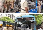 ബെംഗളൂരുവിൽ ബിഎംടിസി ഇലക്ട്രിക് ബസ് അപകടം; ഡ്രൈവറുടെ നില ഗുരുതരം, നിരവധി പേർക്ക് പരിക്ക്.