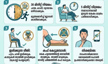 വീട്ടിൽ വെച്ച് ബിപി നോക്കാറുണ്ടോ? കൃത്യമായ റീഡിംഗ് ലഭിക്കാൻ ഈ 5 കാര്യങ്ങൾ നിർബന്ധമായും ശ്രദ്ധിക്കൂ!