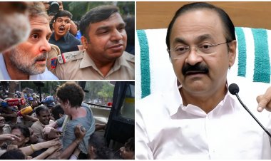 രാഹുൽ ഗാന്ധിയുടെ അറസ്റ്റിൽ പ്രതിഷേധം ശക്തം; കേന്ദ്ര സർക്കാരിനെതിരെ വി.ഡി. സതീശൻ
