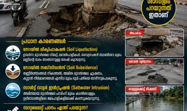 മെട്രോ പില്ലറുകൾക്ക് സമീപം ഇടിയുന്ന റോഡുകൾ; കൊച്ചിയുടെ മണ്ണിനടിയിൽ എന്താണ് സംഭവിക്കുന്നത്?
