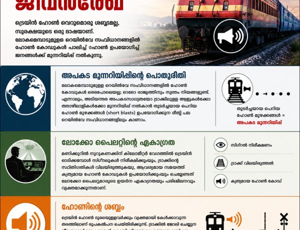 റെയിൽവേ ട്രാക്കിലെ 'കോഡ് ഭാഷ': ട്രെയിൻ ഹോണുകൾക്ക് പിന്നിലെ രഹസ്യങ്ങൾ!