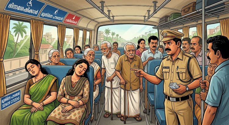 കെഎസ്ആർടിസി ബസിൽ മുതിർന്നവരുടെ സീറ്റിലിരുന്നാൽ 100 രൂപ സ്പോട്ട് ഫൈൻ