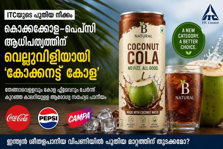കൊക്കക്കോള–പെപ്സി ആധിപത്യത്തിന് വെല്ലുവിളിയായി ‘കോക്കനട്ട് കോള.’
