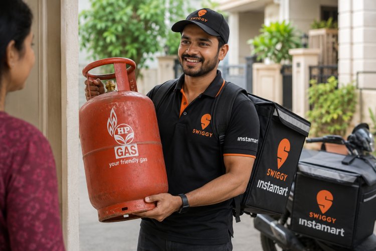 മിനിറ്റുകൾക്കുള്ളിൽ ഗ്യാസ് സിലിണ്ടർ വീട്ടിലെത്തും; പുതിയ സേവനവുമായി സ്വിഗ്ഗി.