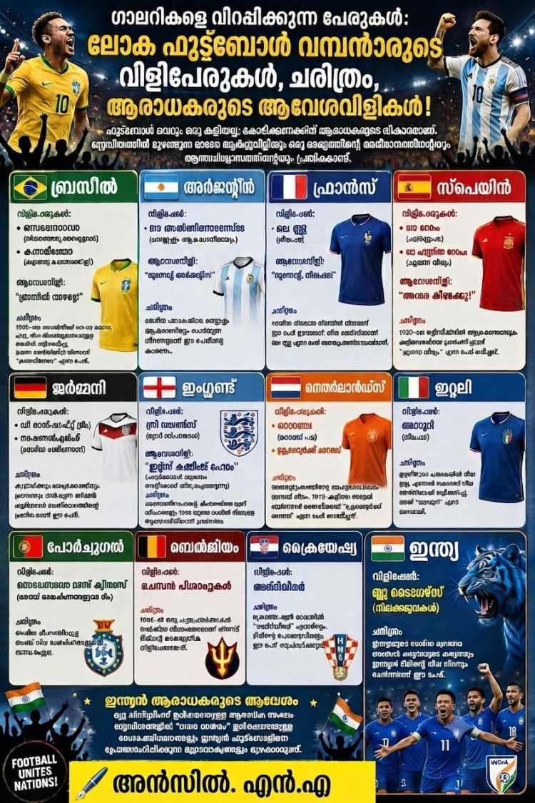 ഗാലറികളെ വിറപ്പിക്കുന്ന ലോക ഫുട്ബോൾ വമ്പന്മാരുടെ വിളിപ്പേരുകൾ, ചരിത്രം, ആരാധകരുടെ ആവേശവിളികൾ!