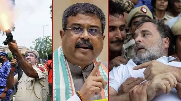 പരീക്ഷാ ചോർച്ചയ്‌ക്കെതിരെ സമരം ചെയ്ത് മർദനം വാങ്ങിയ ചരിത്രം; ഇന്ന് അതേ വിഷയത്തിൽ പ്രതിക്കൂട്ടിൽ ധർമേന്ദ്ര പ്രധാൻ