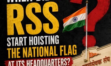 ആർ.എസ്.എസ് ആസ്ഥാനത്ത് എന്നാണ് ദേശീയപതാക ഉയർത്താൻ തുടങ്ങിയത്? ചോദ്യവുമായി ജിന്റോ ജോൺ