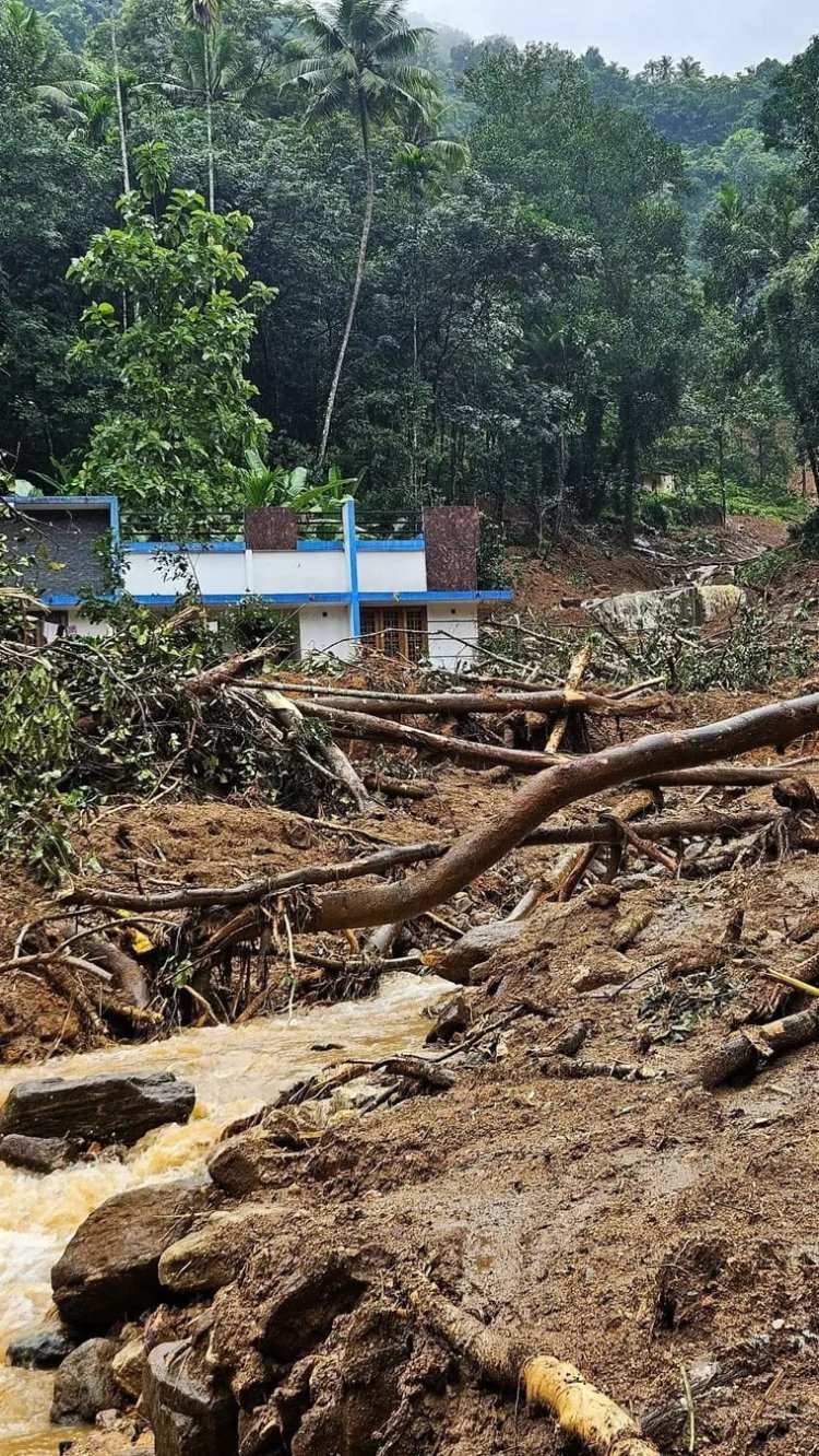പൂഞ്ഞാറിന് സമീപം പെരിങ്ങുളത്തെ ഉരുൾ പൊട്ടൽ