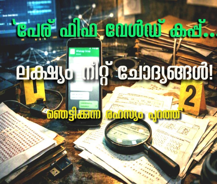 "പേര് ഫിഫ വേൾഡ് കപ്പ്… ലക്ഷ്യം നീറ്റ് ചോദ്യങ്ങൾ! വാട്‌സാപ്പ് ഗ്രൂപ്പിന് പിന്നിലെ ഞെട്ടിക്കുന്ന രഹസ്യം പുറത്ത്"