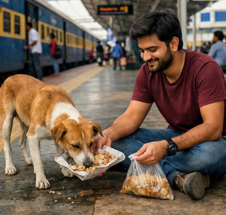 റെയിൽവേ സ്റ്റേഷനിൽ തെരുവുനായകൾക്ക് തീറ്റ നൽകിയാൽ ₹500 പിഴ