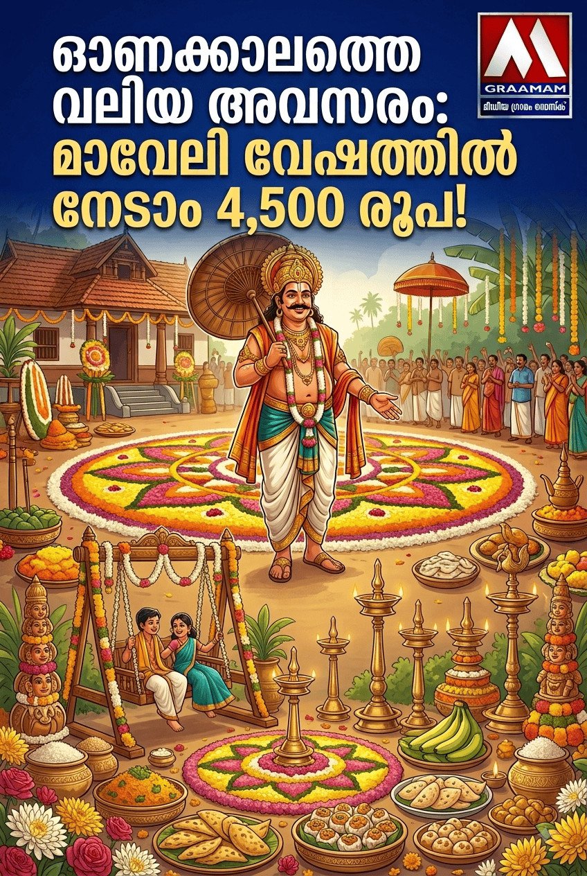 കുടവയറുണ്ടോ? ഓണക്കാലത്ത് ദിവസവും 4,500 രൂപ വരെ നേടാം; ട്രെൻഡായി "മാവേലി" ബിസിനസ്സ്