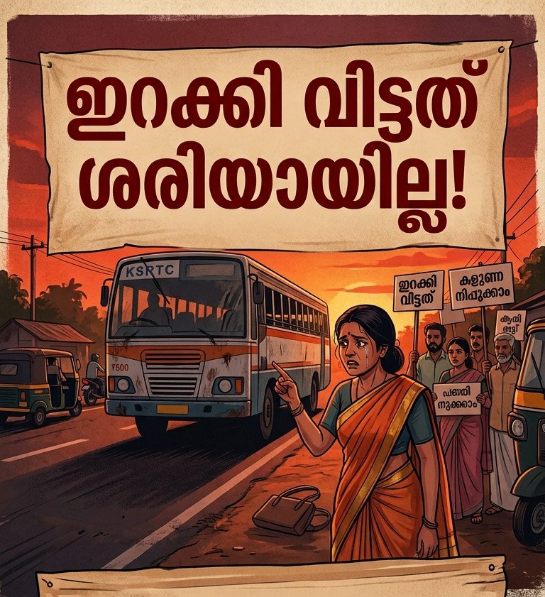 ചില്ലറയില്ലെങ്കിൽ യാത്രക്കാർ വഴിയിലിറങ്ങണമോ? നെല്ലിയാമ്പതിയിൽ തോട്ടം തൊഴിലാളിയെ ഇറക്കിവിട്ട് കെ.എസ്.ആർ.ടി.സി ജീവനക്കാർ