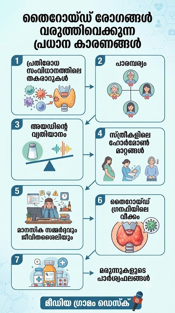 തൈറോയ്ഡ് ലക്ഷണങ്ങൾ അവഗണിക്കരുത്: മുൻകൂട്ടിയുള്ള പരിശോധന ആരോഗ്യം സംരക്ഷിക്കും