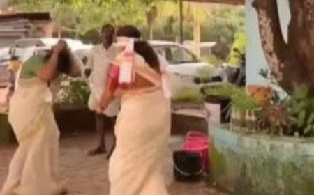 ഒരു കയ്യബദ്ധമാണേ! ഒന്നും തോന്നല്ലേ!: ഓണക്കളിയിൽ ചട്ടി ഉടയ്ക്കാനെത്തിയ കോൺഗ്രസ് പഞ്ചായത്തംഗത്തിന്റെ അടികൊണ്ടത് സി.പി.ഐ അംഗത്തിന്!