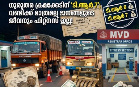 എം.വി.ഡിയിലെ കോഴപ്പണം 'ടി.ആർ 6', റിസ്‌ക് എടുത്താൽ 'ടി.ആർ 7'; വണ്ടിക്ക് മാത്രമല്ല ജനങ്ങളുടെ ജീവനും ഫിറ്റ്നസ് ഇല്ല!