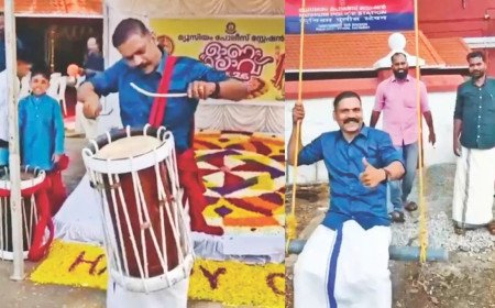 ജാമ്യവ്യവസ്ഥ പാലിക്കാൻ സ്റ്റേഷനിലെത്തി; പിന്നെ ഓണാഘോഷം! സിപിഎം പ്രവർത്തകർക്ക് ‘വമ്പൻ സ്വീകരണം’ 