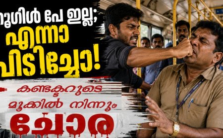 ഗൂഗിൾ പേ ഇല്ല; എന്നാ പിടിച്ചോ! കണ്ടക്ടറുടെ മൂക്കിൽ നിന്ന് ചോര