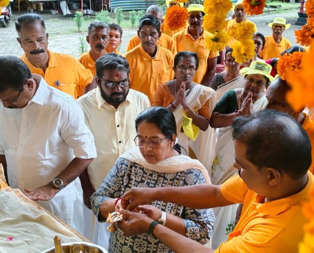 ശ്രീനാരായണ ഗുരുജയന്തി ആഘോഷം സംഘടിപ്പിച്ചു