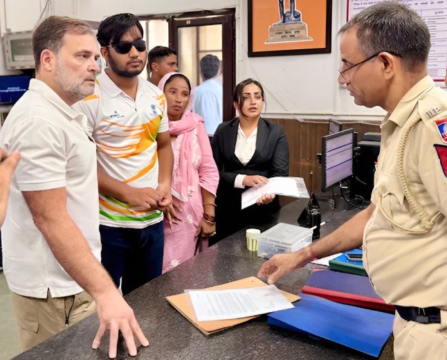 കേസ് എടുക്കാതെ പോകില്ല’; രാഹുലിന്റെ സമരത്തിന് മുന്നിൽ ദില്ലി പൊലീസിന് മുട്ടുമടക്കേണ്ടി വന്നു