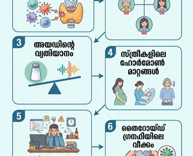 തൈറോയ്ഡ് ലക്ഷണങ്ങൾ അവഗണിക്കരുത്: മുൻകൂട്ടിയുള്ള പരിശോധന ആരോഗ്യം സംരക്ഷിക്കും
