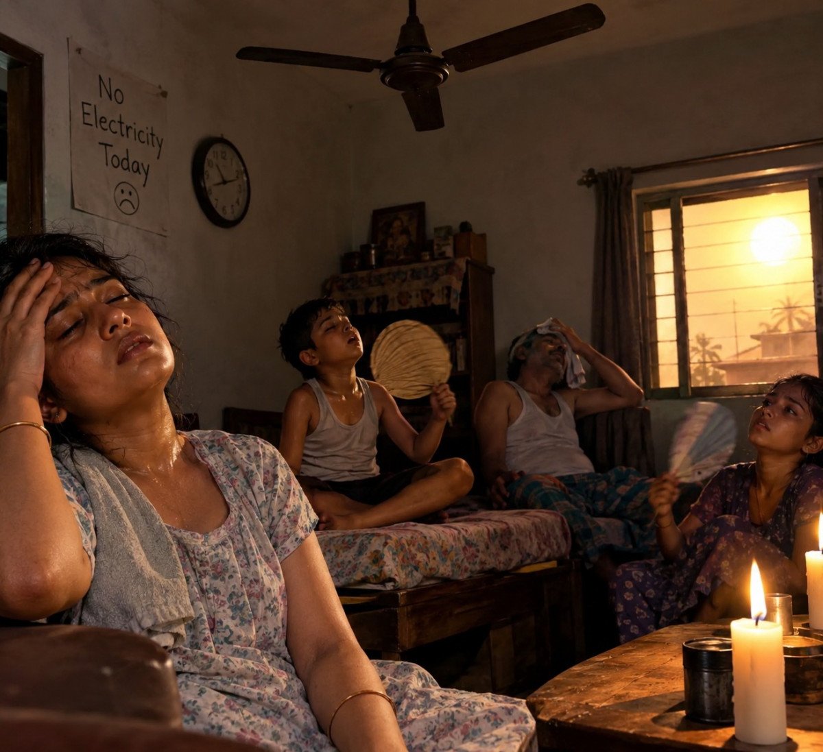 കൊടുംചൂടിനൊപ്പം പവർകട്ടും; വൈദ്യുതി പ്രതിസന്ധിയിൽ വലഞ്ഞ് ജനങ്ങൾ