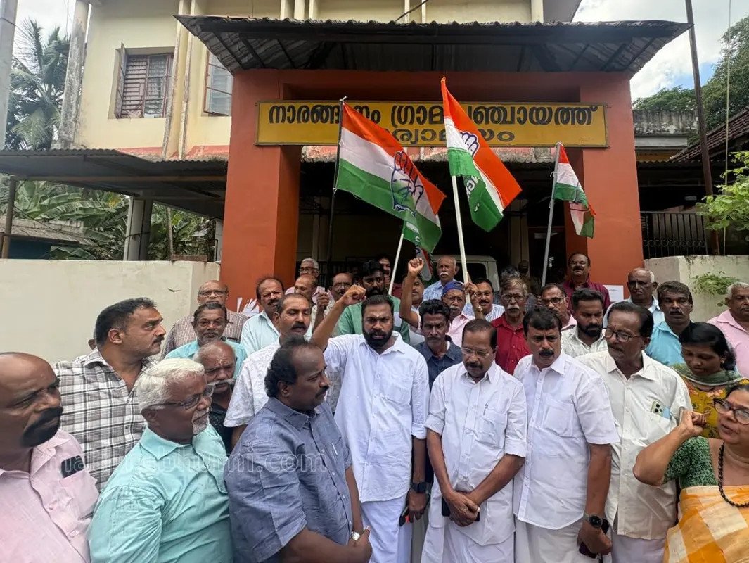  നാരങ്ങാനം പഞ്ചായത്ത് ഇനി യുഡിഎഫിന്.: നറുക്കെടുപ്പിൽ കിട്ടിയ ബിജെപി ഭരണത്തിന് അന്ത്യം.