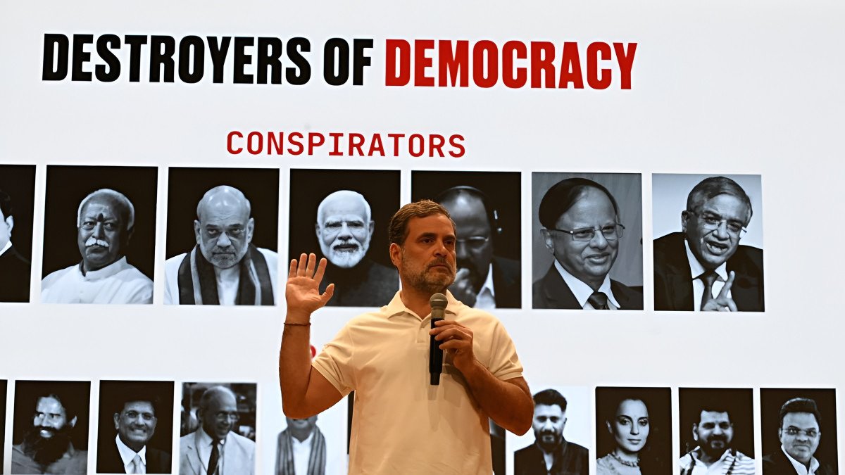 ‘തിരഞ്ഞെടുപ്പുകൾ തകർന്നു’; ഗ്യാനേഷ് കുമാറിന്റെ രാജി ആവശ്യപ്പെട്ട് രാഹുൽ ഗാന്ധി