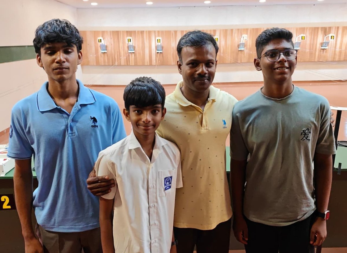 കാസർകോട് ജില്ലാ ഷൂട്ടിംഗ് ചാമ്പ്യൻഷിപ്പിൽ സജ്മിന് ഒന്നാം സ്ഥാനം; റൈഹാനും വിഗ്നേഷും സംസ്ഥാന മത്സരത്തിന്