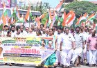 രാസവള സബ്സിഡി പുനഃസ്ഥാപിക്കണം; വളവില കുറയ്ക്കണം: കാഞ്ഞങ്ങാട്ട് കർഷക കോൺഗ്രസ് മാർച്ചും ധർണയും