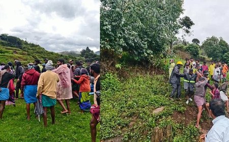 വട്ടവടയിൽ ദുരന്തമഴ; കൊട്ടാക്കമ്പൂരിൽ മണ്ണിടിച്ചിൽ, സഹോദരങ്ങൾക്ക്  ദാരുണാന്ത്യം