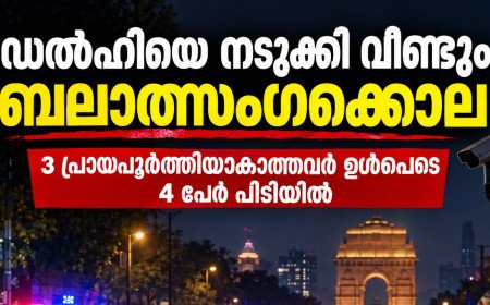 ഡൽഹിയെ നടുക്കി വീണ്ടും ബലാത്സംഗക്കൊല; മൂന്ന് പ്രായപൂർത്തിയാകാത്തവർ ഉൾപ്പെടെ 4 പേർ പിടിയിൽ