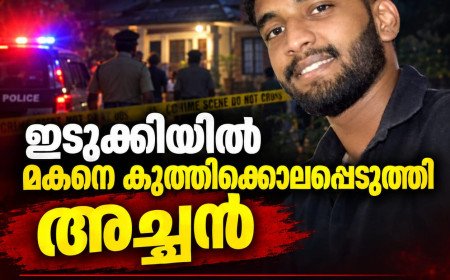 ഇടുക്കിയിൽ മകനെ കുത്തിക്കൊലപ്പെടുത്തി അച്ഛൻ ആത്മഹത്യയ്ക്ക് ശ്രമിച്ചു
