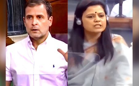 ചോദ്യങ്ങൾക്ക് മറുപടി കേസുകളോ? രാഹുലിനും മഹുവയ്ക്കുമെതിരെ നടപടിയിൽ വിമർശനം